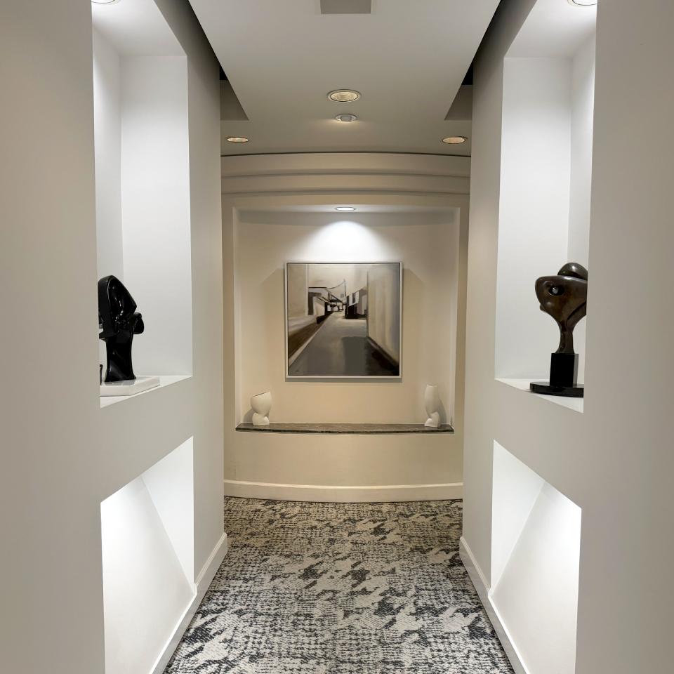 Modern hallway inside Sayah Institute